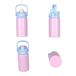 Bouteille isotherme à double paroi de 370 ml/13 oz avec couvercle à ouverture par pression B012