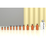 Bouteille isotherme à double paroi de 390 ml/14 oz avec couvercle rabattable B003