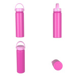 640ml/22OZ double wall insulated wide mouth bottle with easy-twist sport lid B005