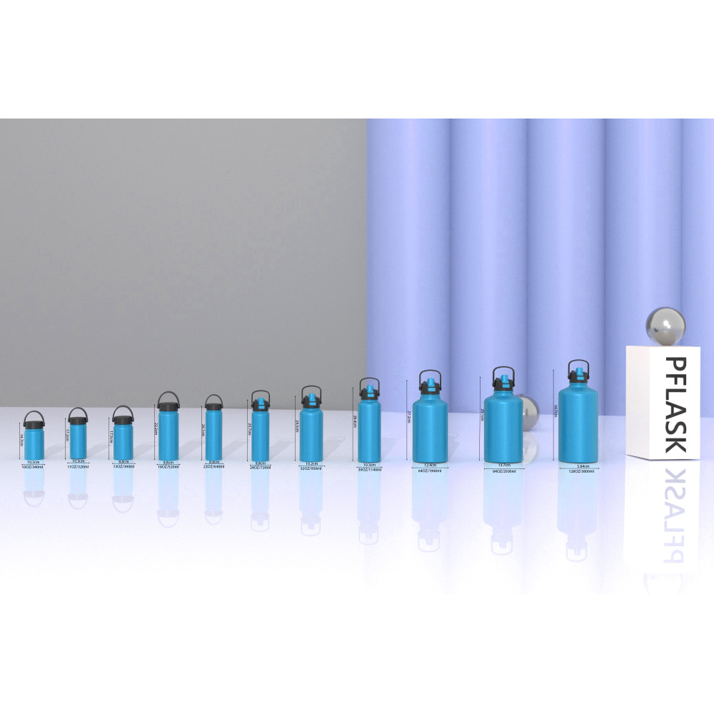 640ml/22OZ double wall insulated wide mouth bottle with easy-twist sport lid B005