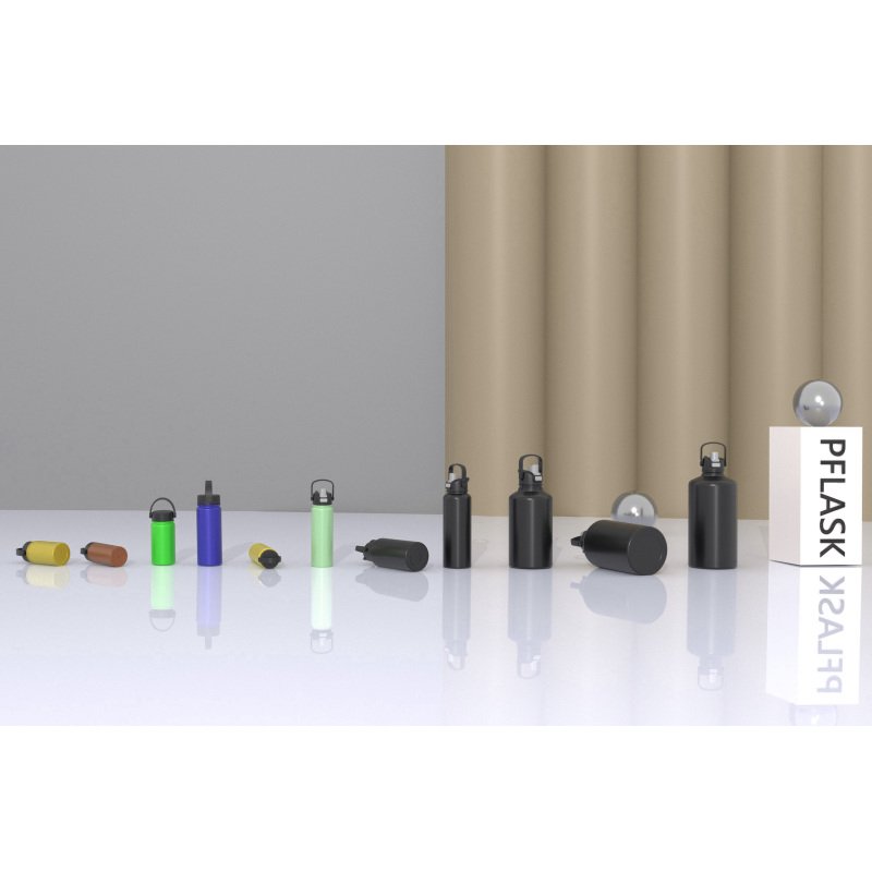 720ml/24OZ double wall insulated wide mouth bottle with dual-function lid B006