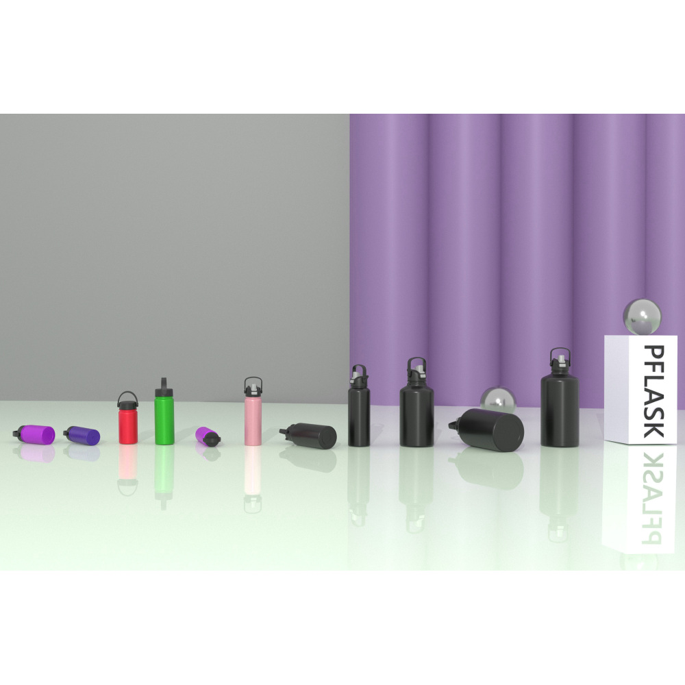 950ml /32OZ double wall insulated wide mouth bottle with easy-twist sport lid B007