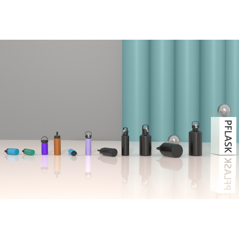 Бутылка 1140 мл/40 унций с двойными стенками и широким горлом, с двухфункциональной крышкой B008