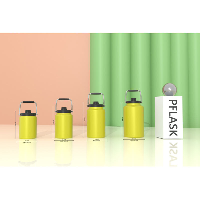 Пивной бокал объемом 6120 мл/207 унции с двойными стенками, теплоизоляцией, стальной ручкой и крышкой с носиком CW005