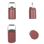 2000ml/64OZ double wall insulated beer growler with steel handle & spout lid CW002