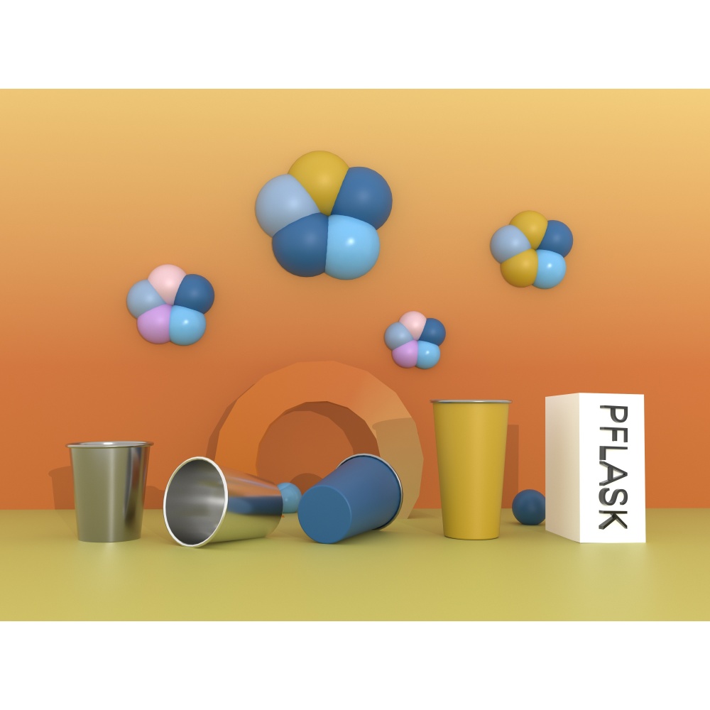 390 ml/13 oz einlagiger Becher mit gerolltem Rand C005