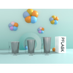 390ml/13OZ single-layer  lip rolled cup C005