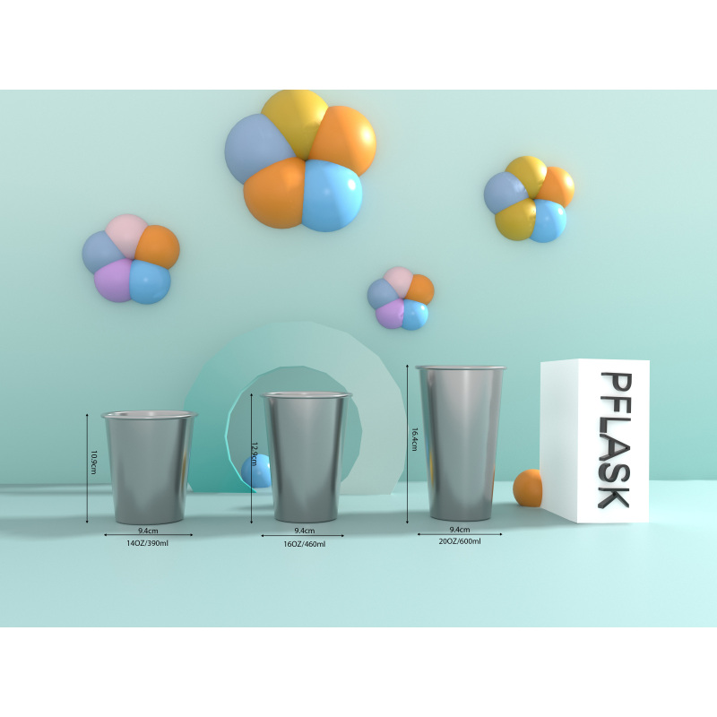 390ml/13OZ single-layer  lip rolled cup C005