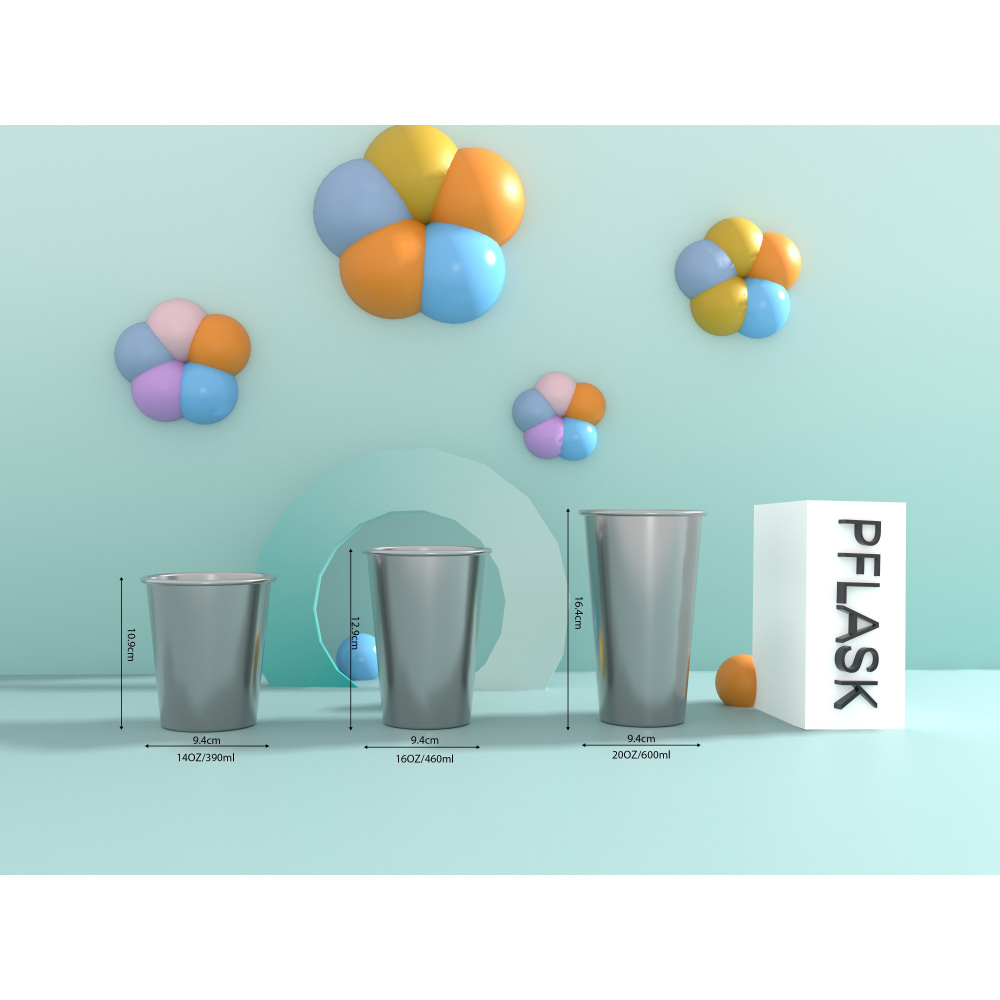 390ml/13OZ single-layer lip rolled cup C005