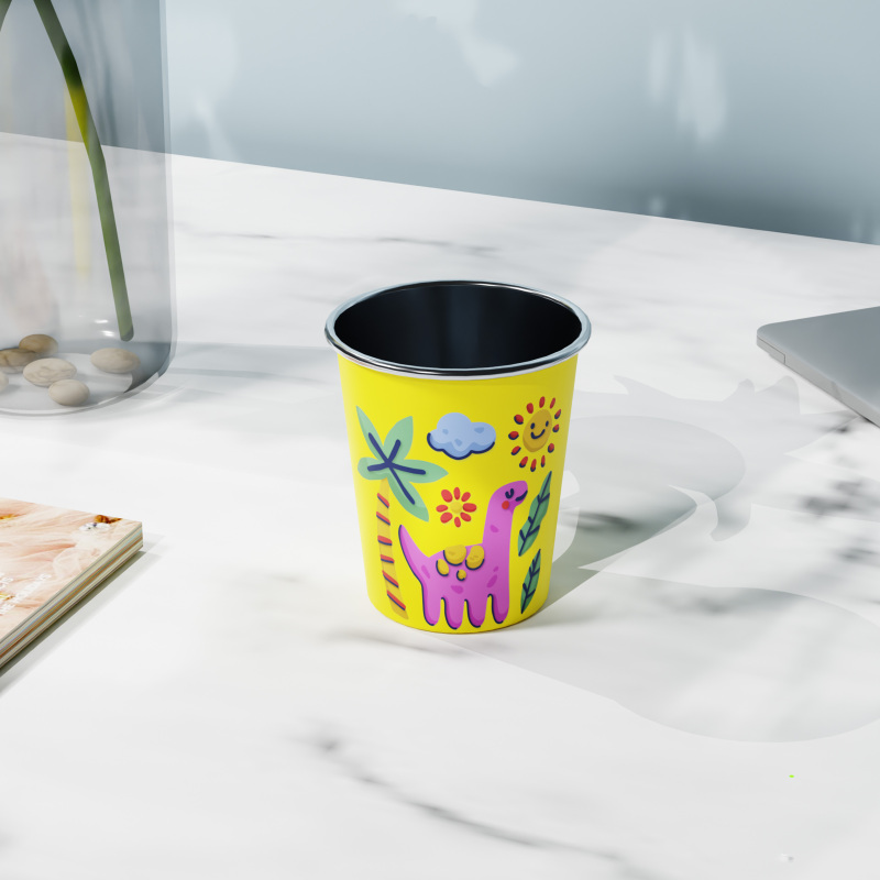 390ml/13OZ single-layer  lip rolled cup C005