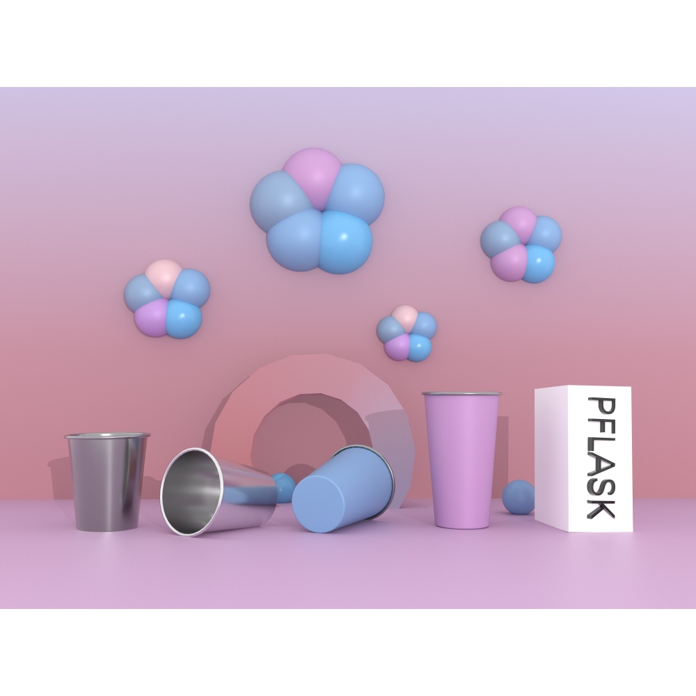 460ml/16OZ single-layer lip rolled cup C006