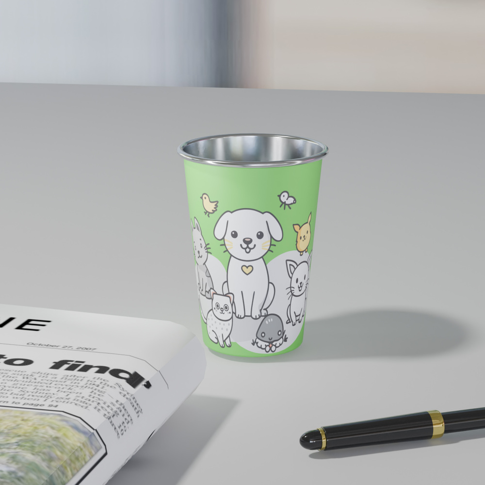 460ml/16OZ single-layer lip rolled cup  C006