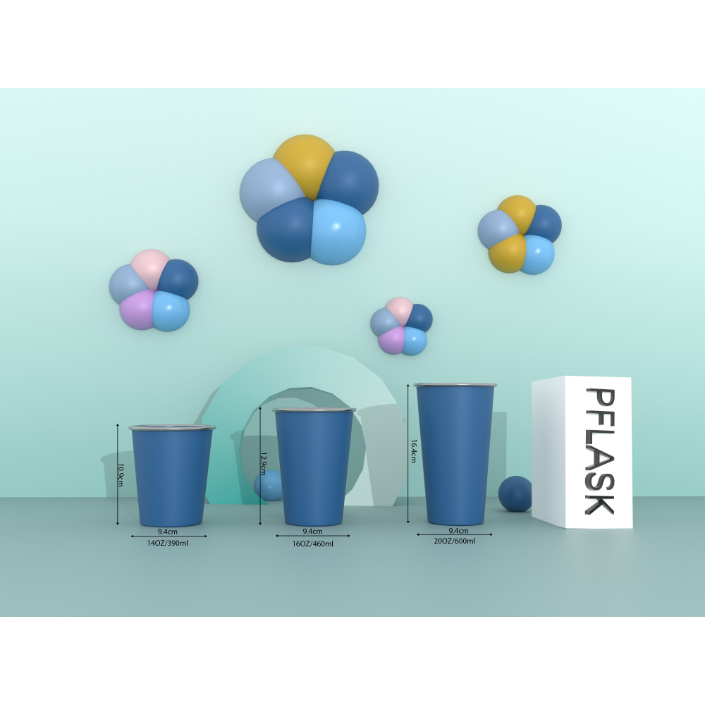 600ml/20OZ single-layer lip rolled cup C007