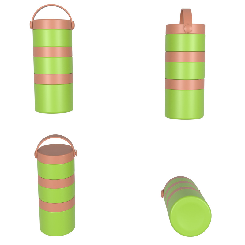 Boîte à lunch isotherme simple/double paroi 1090 ml/37 oz avec couvercle à poignée F3