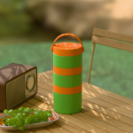 Boîte à lunch isotherme simple/double paroi 1090 ml/37 oz avec couvercle à poignée F3