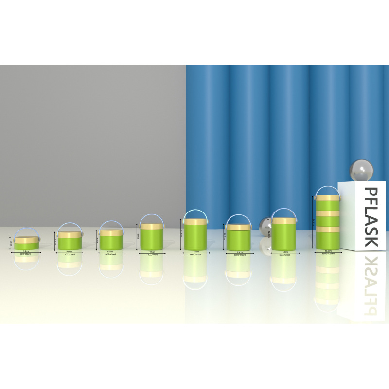 240 ml/8 oz einwandiger Lebensmittelbehälter mit Griffdeckel F001