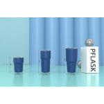 360ml/12OZ double wall insulated tumbler with spill proof slide lid T004