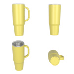 1170 ml/40 oz doppelwandiger Isolierbecher mit auslaufsicherem Schiebedeckel T026