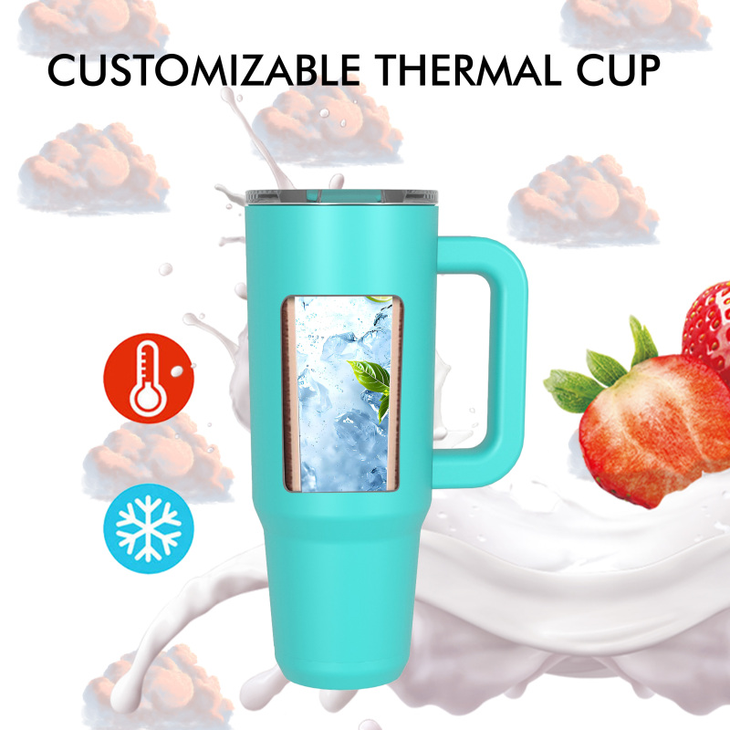1170ml/40OZ double wall insulated mug with spill proof slide lid T029