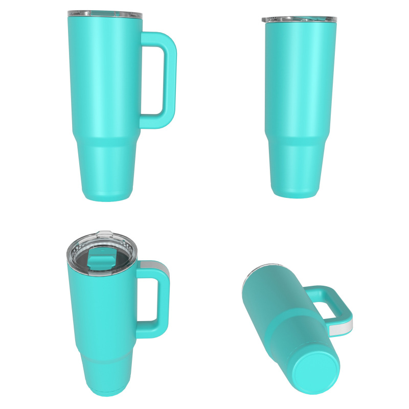 1170ml/40OZ double wall insulated mug with spill proof slide lid T029
