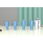 1170ml/40OZ double wall insulated mug with spill proof slide lid T029