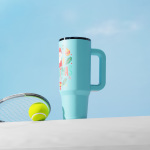 1170ml/40OZ double wall insulated mug with spill proof slide lid T029