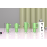 1240ml/40OZ double wall insulated mug withspill proof slide lid T025