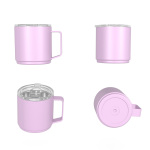 480ml/16OZ double wall insulated mug with spill proof slide lid T017