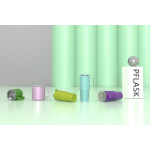 480ml/16OZ double wall insulated mug with spill proof slide lid T017