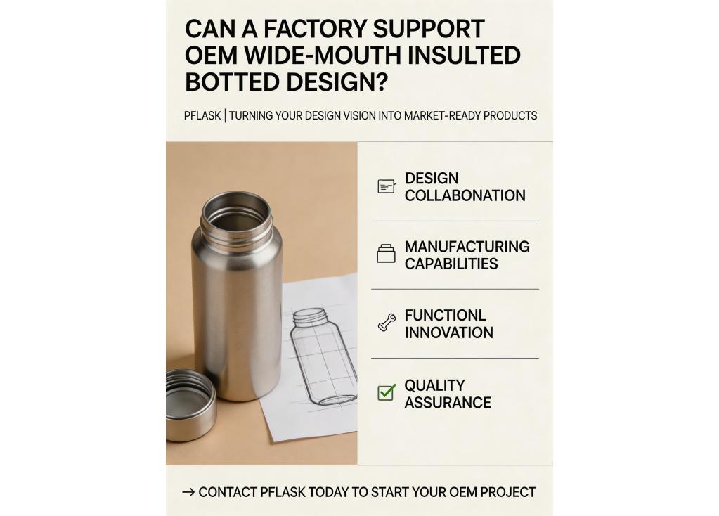 Can a factory support the development of a completely new design (OEM) for a wide-mouth insulated bottle?