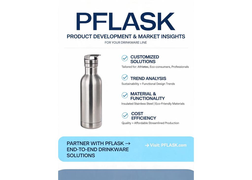 Do you offer any support with product development or market insights for new drinkware lines?