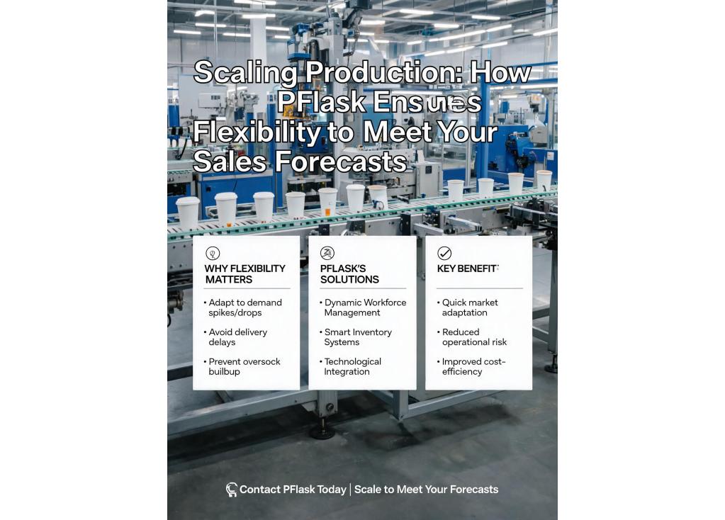 How flexible is your factory in terms of scaling production up or down based on our sales forecasts?