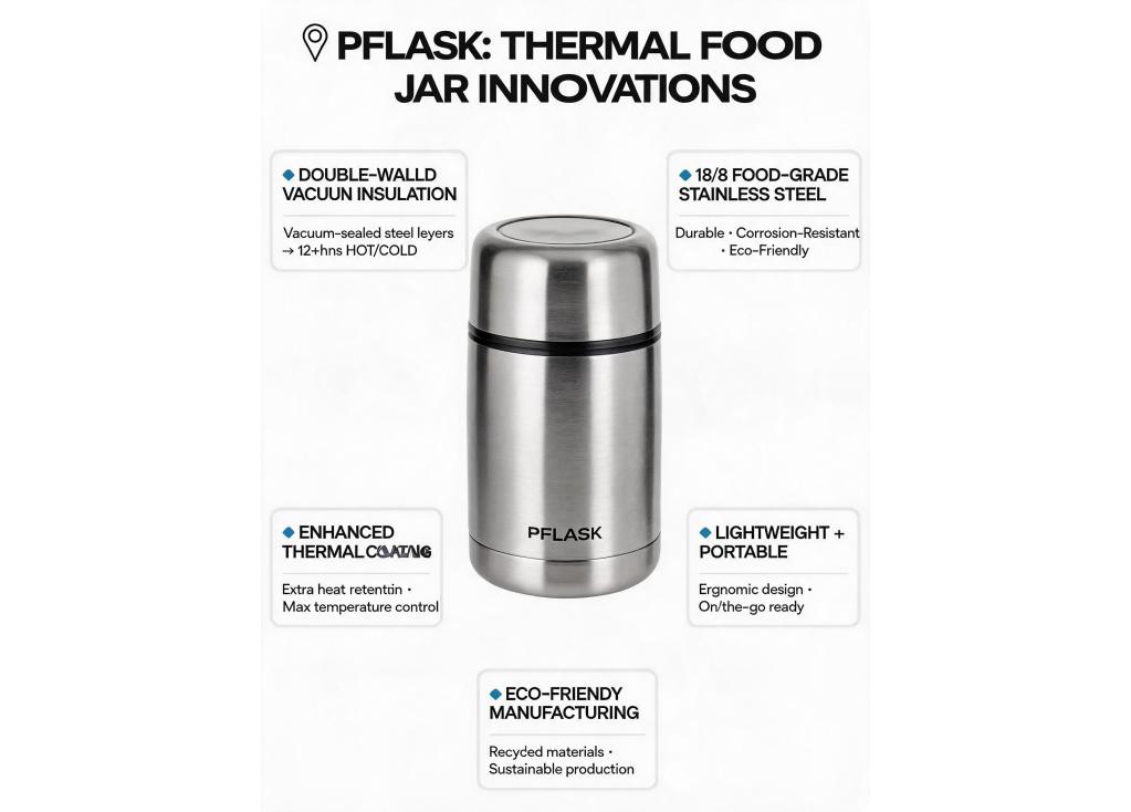 Are there any innovations in materials or insulation technology for products like thermal food jars?