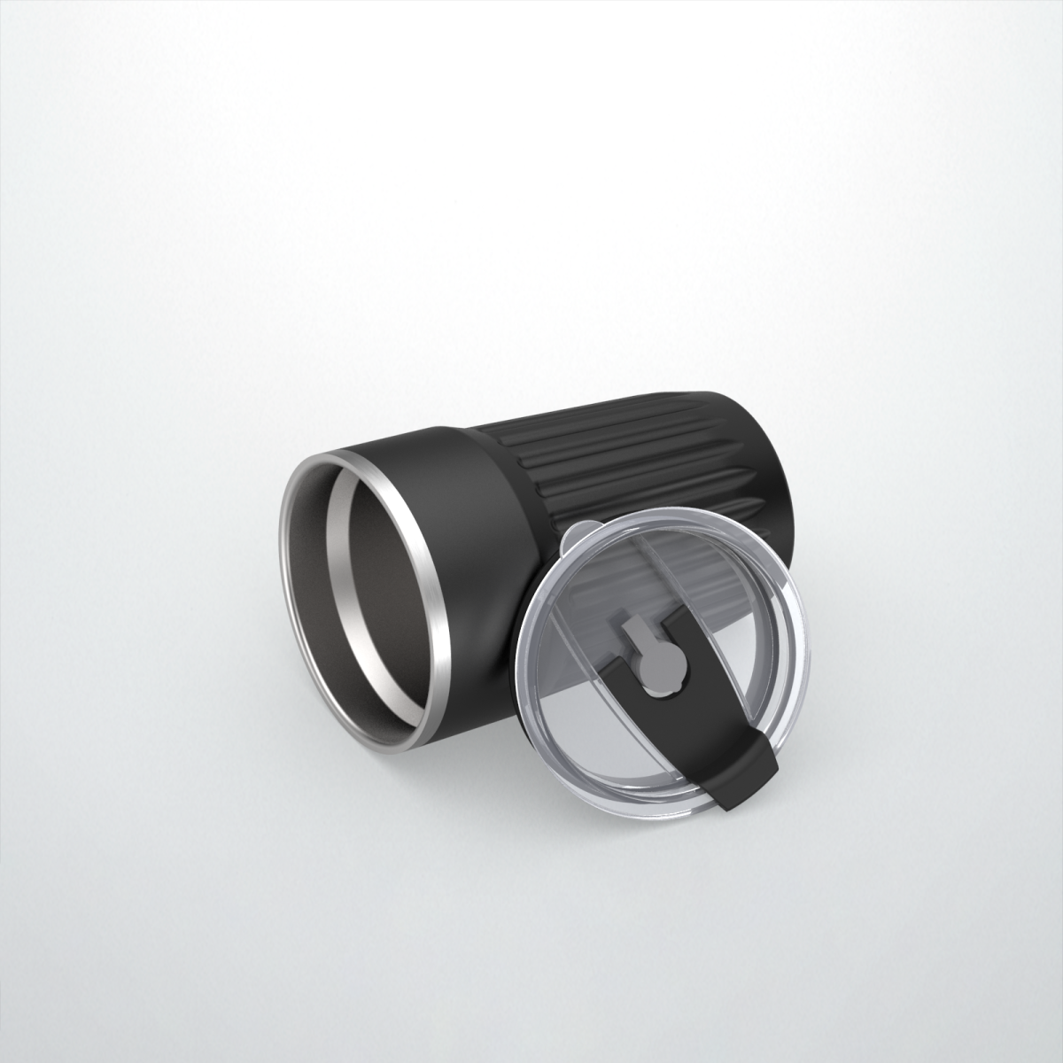 Vacuum Tumbler with Stripe | 12oz