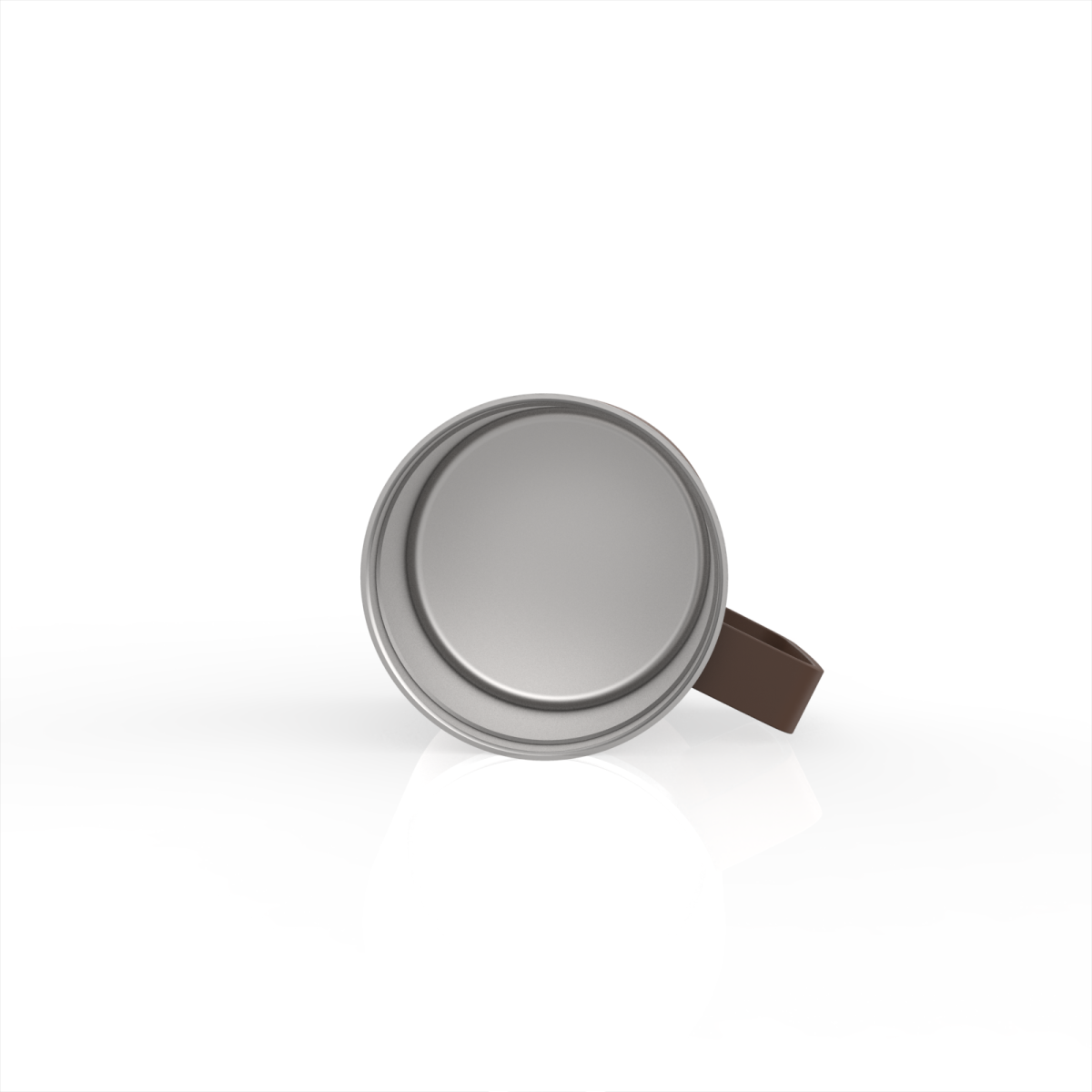 Coffee Mug with the Steel Handle | 14oz