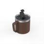 Coffee Mug with the Steel Handle | 14oz