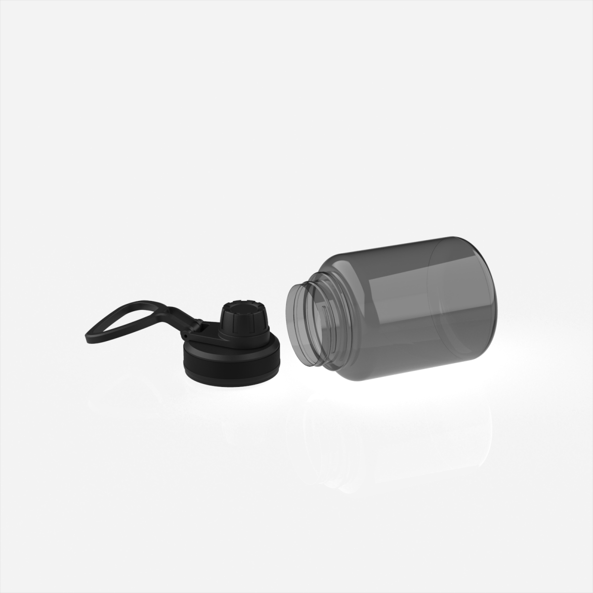 Wide Mouth Plastic Bottle | 20oz