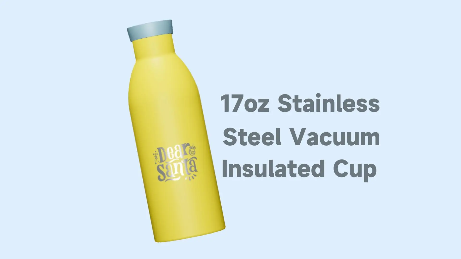 NexMug 17oz Stainless Steel Insulated Bottle | Clean 3D Preview