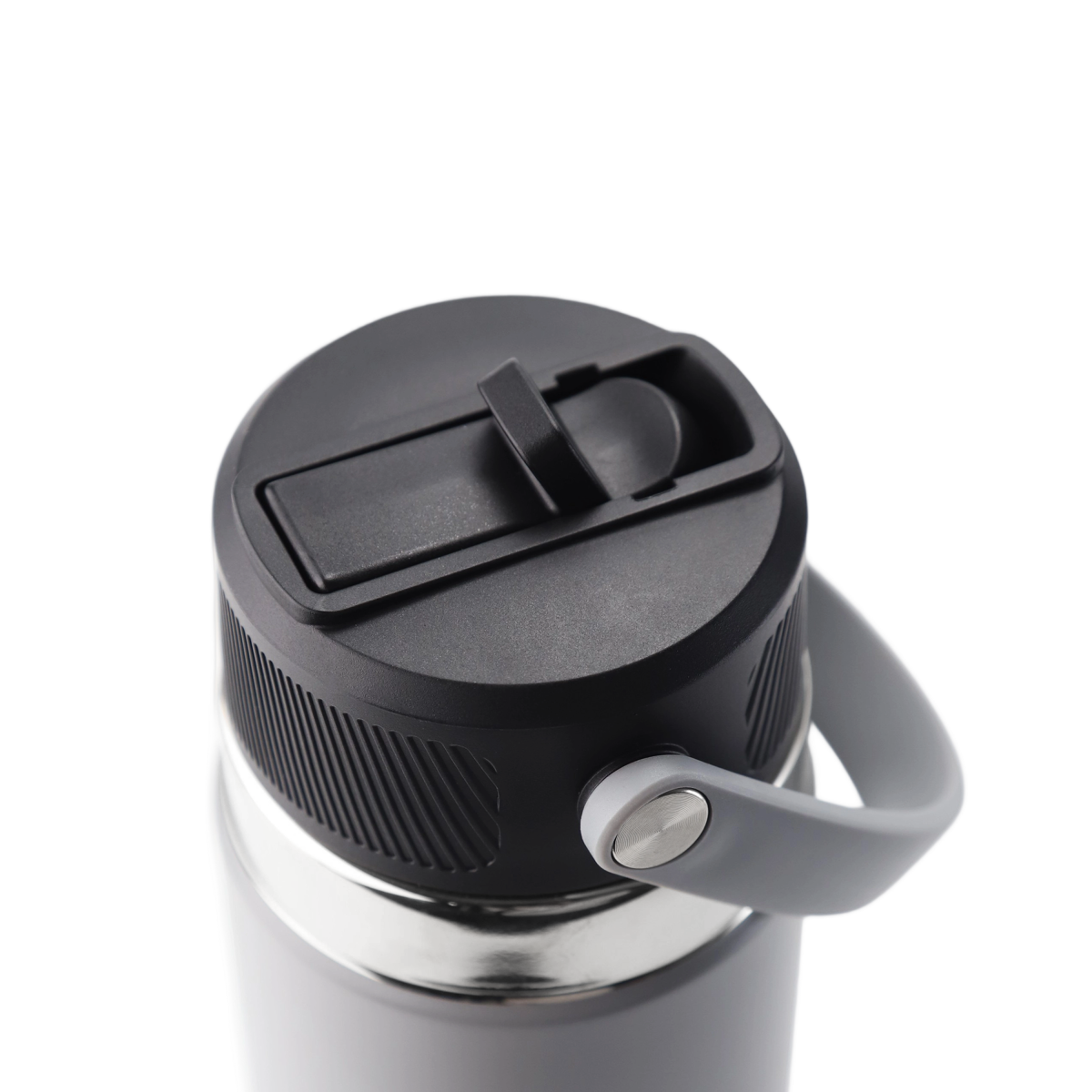 750ml/25oz Vacuum Insulated Stainless Steel Trendy Sport Bottle Filp Straw