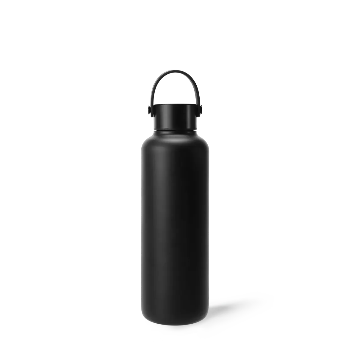 600ml/20oz Vacuum Insulated Stainless Steel Minimalist Fashion Bottle PU Handle