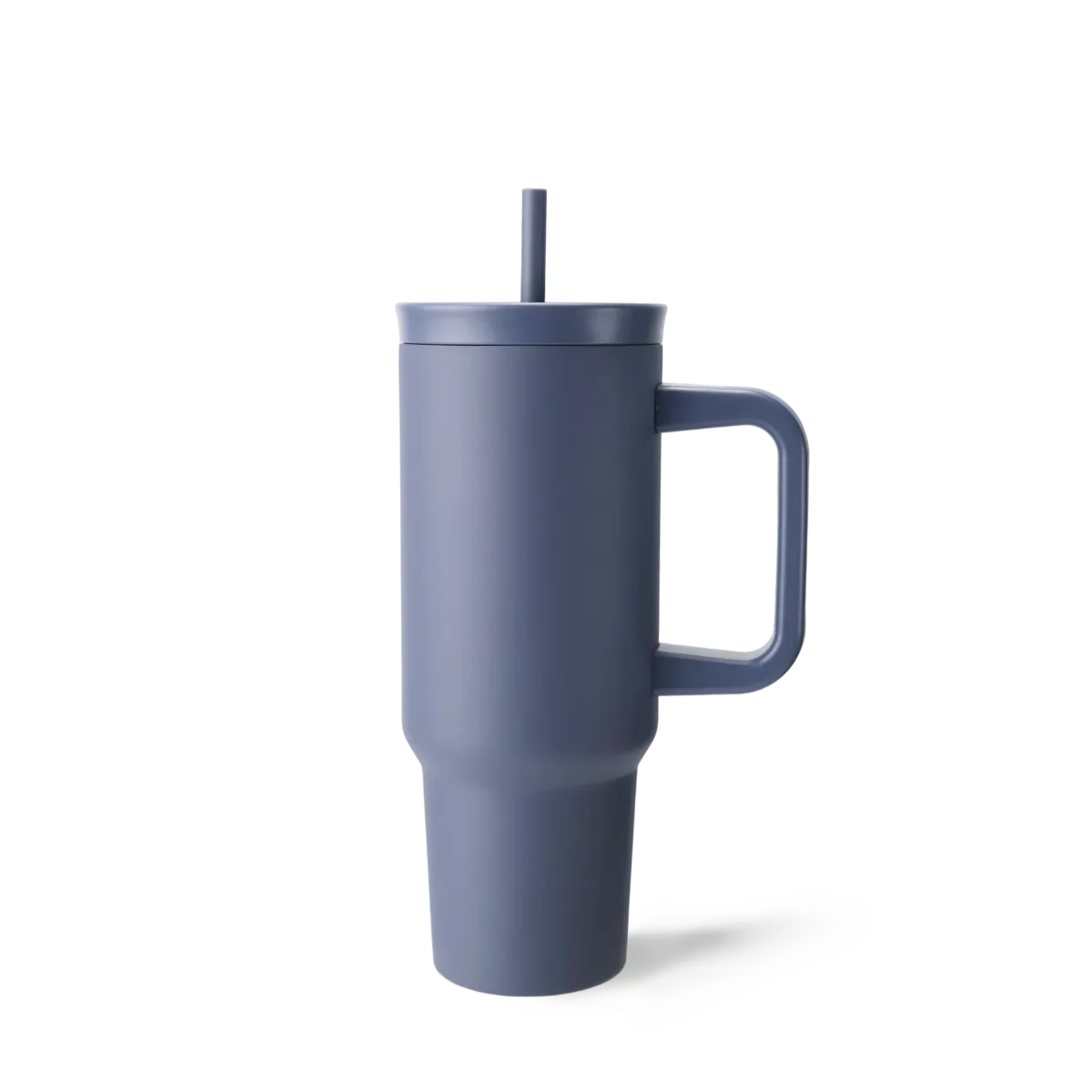 1200ml/40oz Vacuum Insulated Stainless Steel Fashion Tumbler Rotatable Lock & Silicone Straw