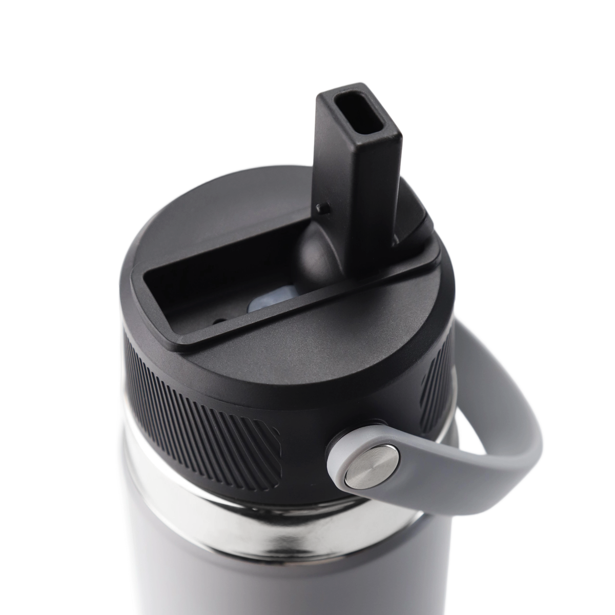 750ml/25oz Vacuum Insulated Stainless Steel Trendy Sport Bottle Filp Straw