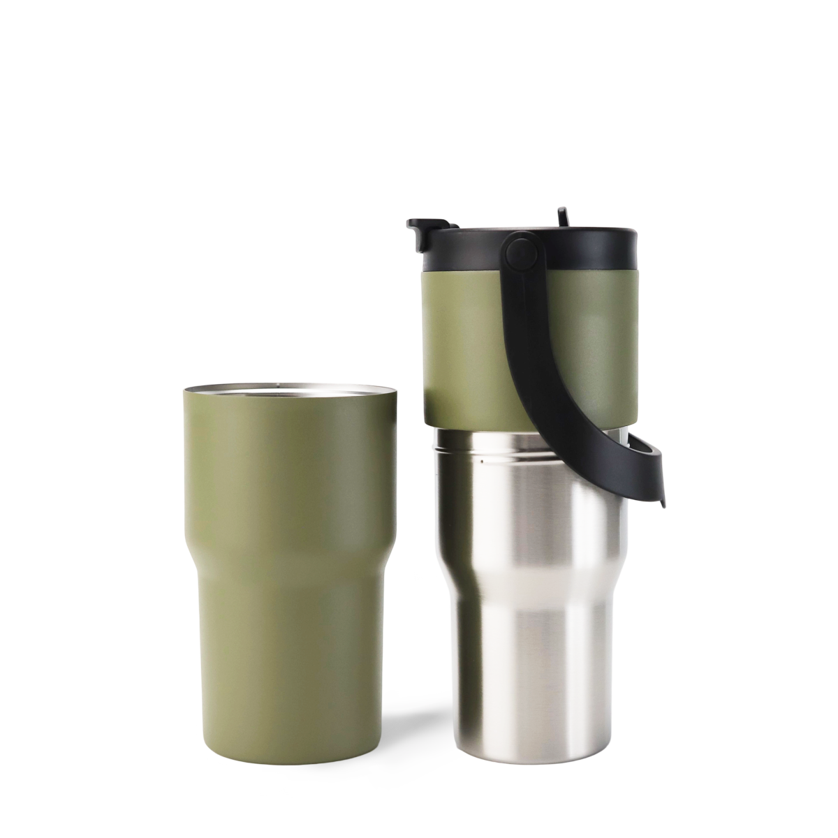 950ml/32oz Vacuum Insulated Stainless Steel Classic Tumbler with Vacuum Insulated Lower Cup