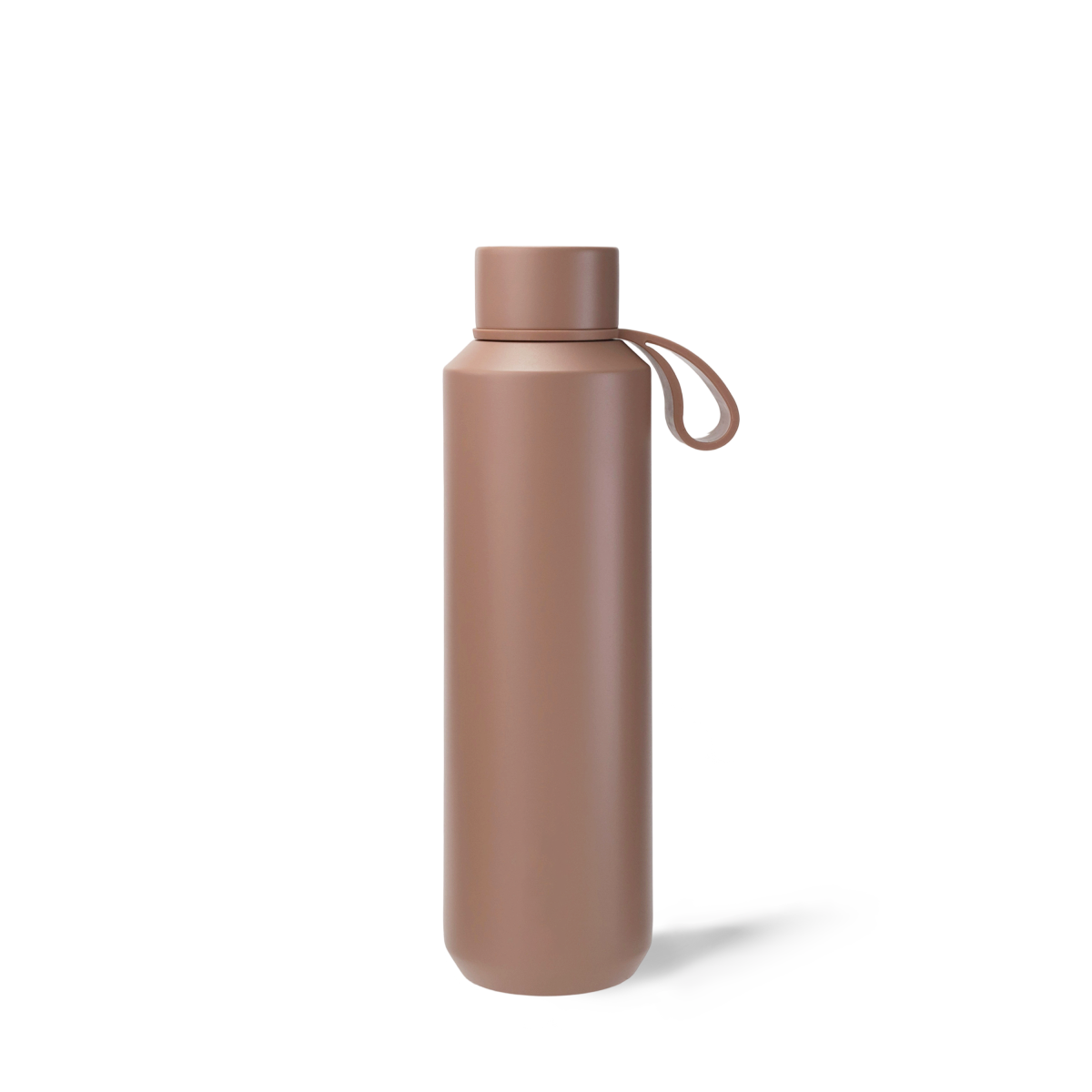 600ml/20oz Vacuum Insulated Stainless Steel Bottle with TPR Loop Handle