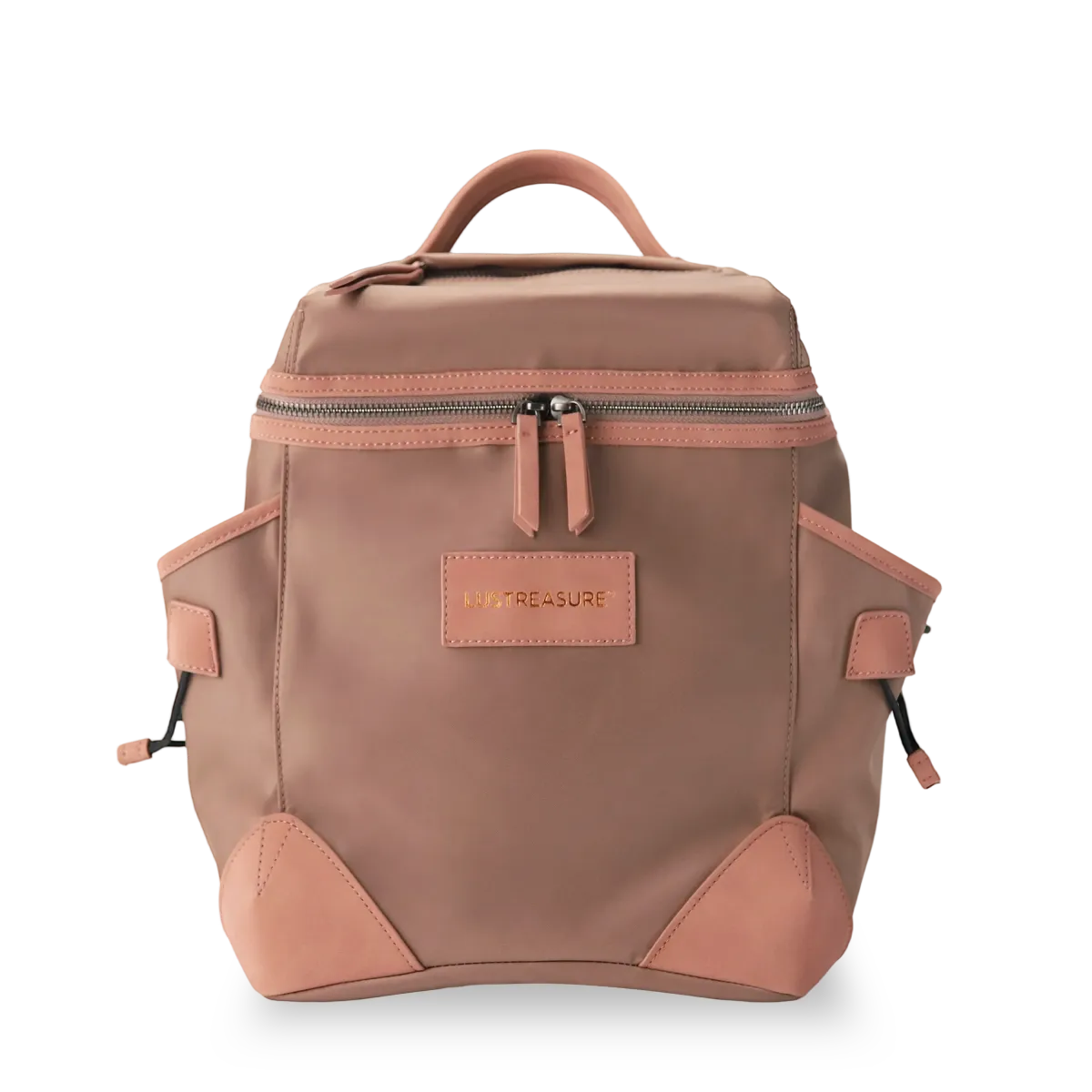 Fashion Backpack Waterproof Customized LOGO PU Leather Label