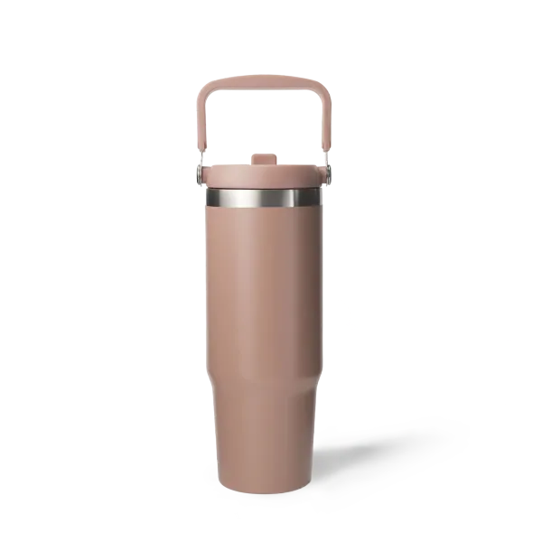 890ml/30oz Vacuum Insulated Stainless Steel Straw Tumbler