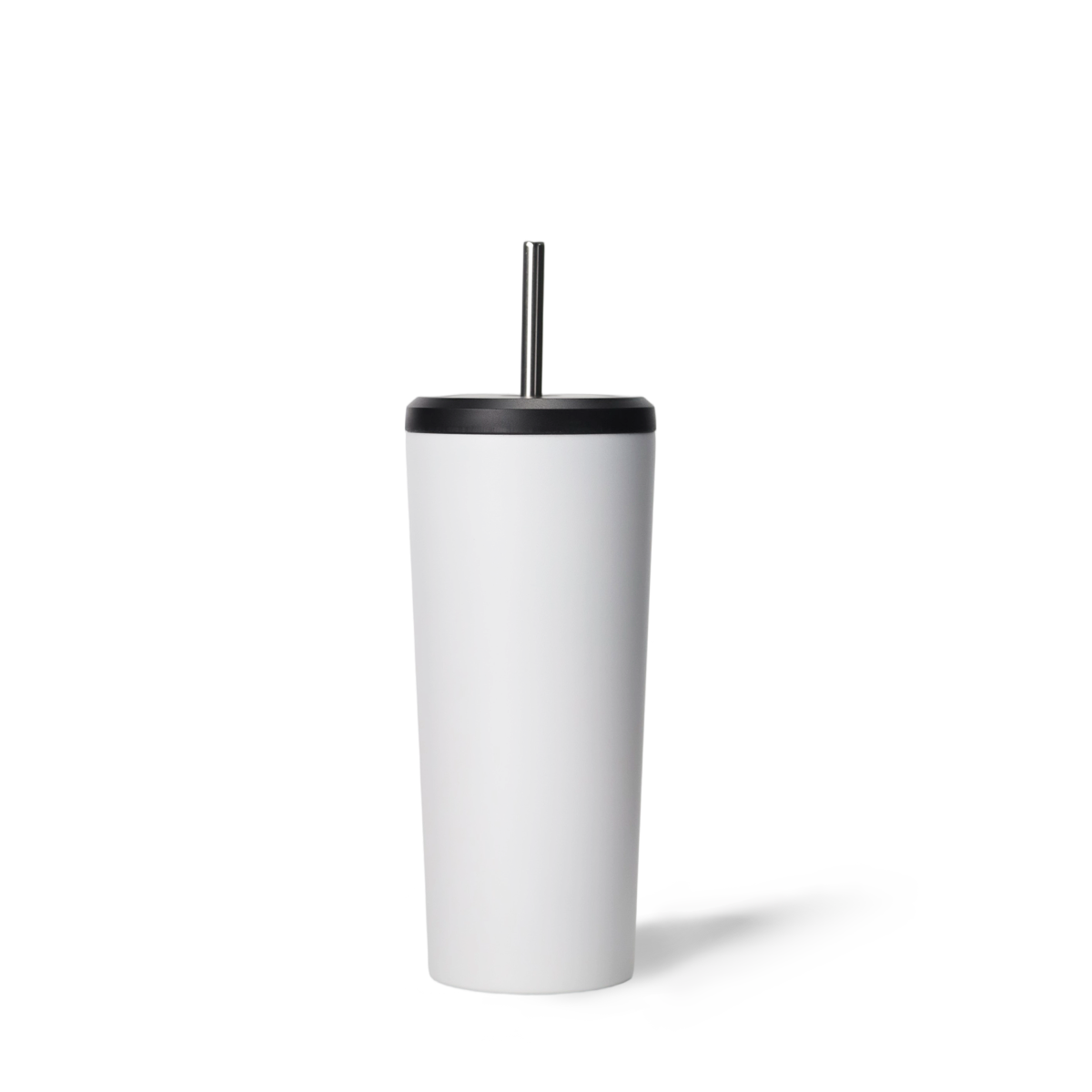 650ml/22oz Vacuum Insulated Stainless Steel Fashion Straw Tumbler