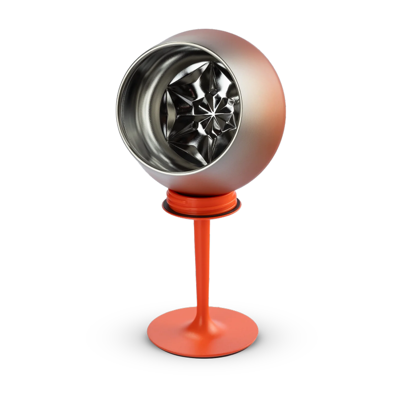 2025 New 414ml COCKTAIL GLASS Vacuum Stainless Steel Rubber Base Removable Stem and Rod Versatile Cup for Wine and Drink