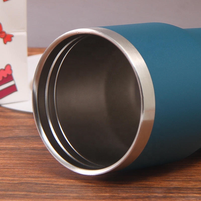 YEDI Custom logo 20OZ Travel Coffee Mug Stainless Steel 30oz Thermos 30oz Cup Flip Straw Tumbler with Handle