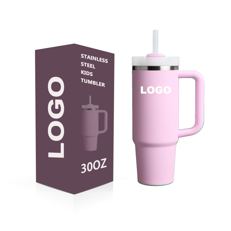 Custom Logo Thermal Stainless Steel 30oz  30 oz Tumbler with Handle Bpa Free Insulated Travel Mug Bottle with 2 in 1 Lid